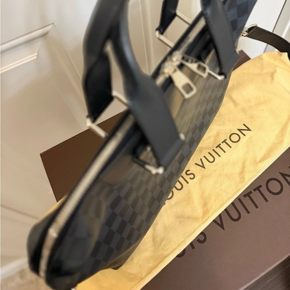 ✨ Louis Vuitton Damier Cobalt PDV PM Briefcase Full Set ✨
